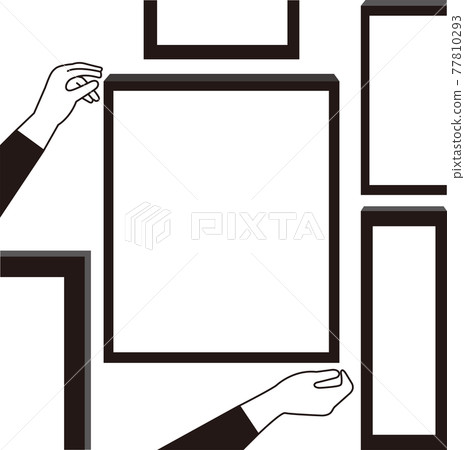 Picture frame message information bulletin board wall Picture frame message information bulletin board wall 77810293