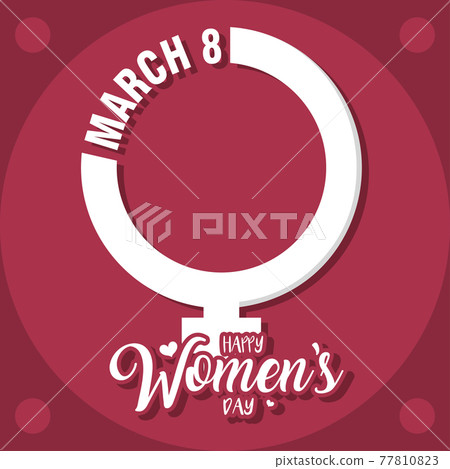 Female woman symbol Women day Female woman symbol Women day 77810823