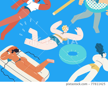 Beach resort activities, modern flat vector illustration Beach resort activities, modern flat vector illustration 77811425
