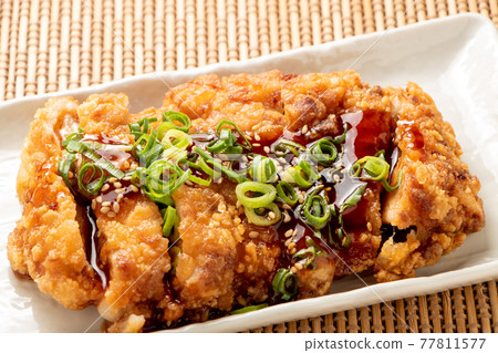 雞肉炒甜辣。 77811577