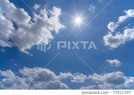 燃燒的太陽 [夏季圖像] 77811707