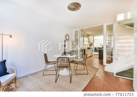 Dining room interior 77811723