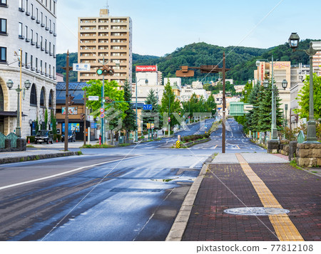 Hokkaido Otaru city morning view Hokkaido Otaru city morning view 77812108