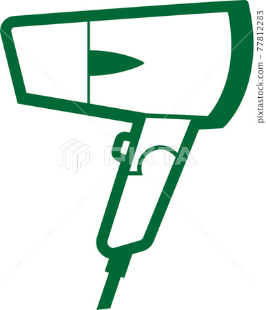 Hair dryer icon illustration 77812283