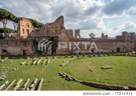 Roman Forum, the center of ancient Rome 77812412