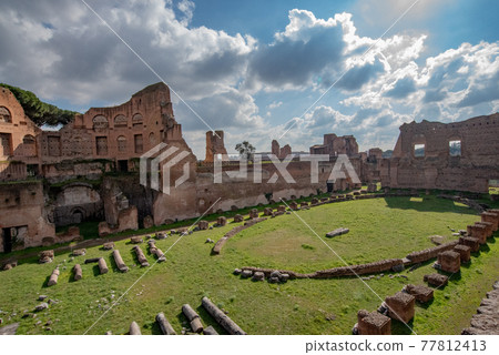 Roman Forum, the center of ancient Rome 77812413