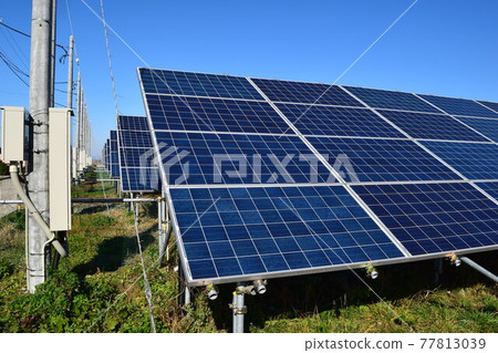太陽能電池發電廠 77813039