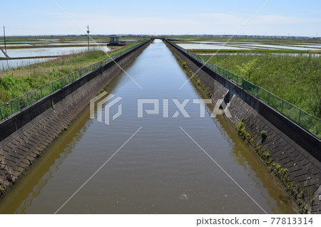 引水渠和排水渠茨城縣 77813314