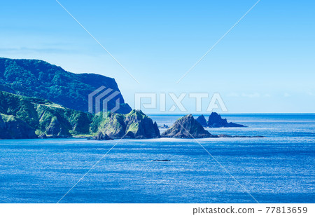 從北海道積丹半島神威岬眺望 77813659