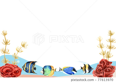 Unseen Oceans & Sealife Frame Watercolor set Unseen Oceans & Sealife Frame Watercolor set 77813970