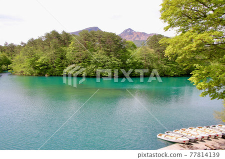 Spring Goshikinuma Pond, Bishamonnuma Pond (Fukushima Prefecture, Urabandai) 77814139