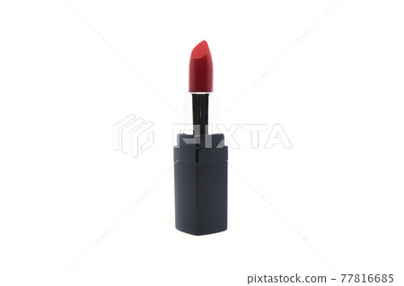 Red lipstick isolated on white background 77816685