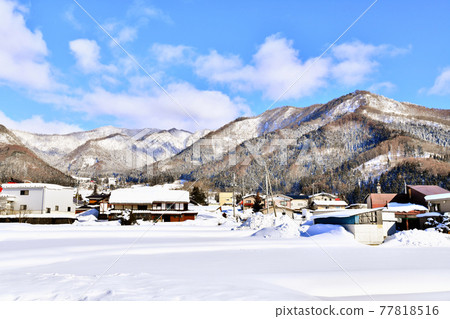 長野縣飯山市瑞穗周邊（長野縣飯山市）[2021.1] 77818516