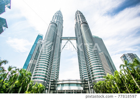 馬來西亞吉隆坡的代表建築雙子塔 馬來西亞吉隆坡的代表建築雙子塔 77818597