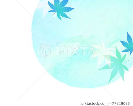 Summer maple and transparent watercolor textures-there are multiple variations 77819085