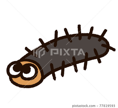 可愛的毛毛蟲角色 可愛的毛毛蟲角色 77819593