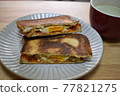 Breakfast with hot sandwich 2 77821275