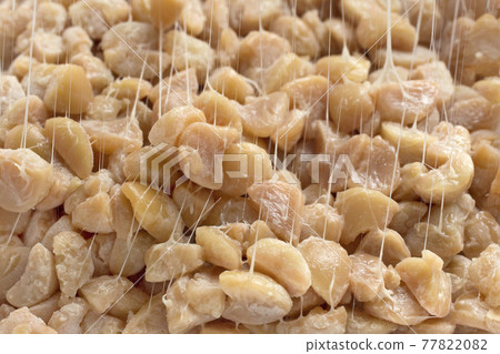 Threaded natto, natto, before mixing Threaded natto, natto, before mixing 77822082
