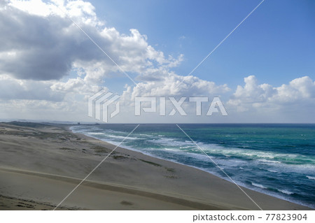 Tottori sand dunes 77823904