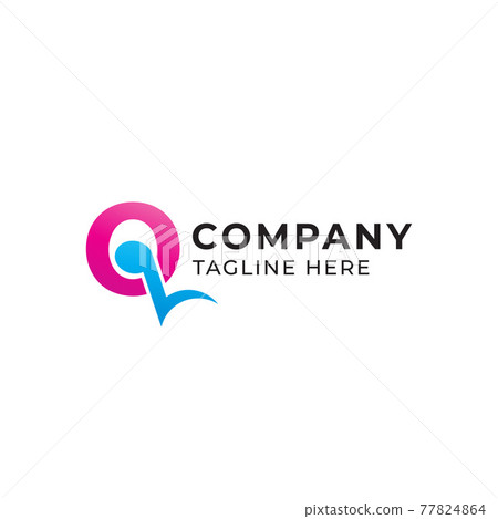 Colorful Letter Q Alphabet Music Logo Design Isolated on White Background. Initial and Musical Note Logo Concept. Monogram Lettermark Logotype. Pink Magenta, Blue Color Theme Colorful Letter Q Alphabet Music Logo Design Isolated on White Background. Initial and Musical Note Logo Concept. Monogram Lettermark Logotype. Pink Magenta, Blue Color Theme 77824864
