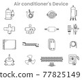 Icon packs of Air conditioner's device 77825149