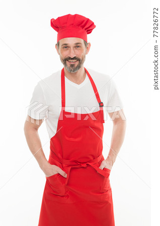 He is a fine hand at cooking. Senior cook with beard He is a fine hand at cooking. Senior cook with beard 77826772