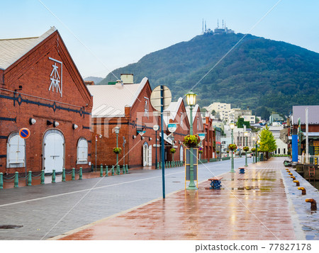 Hakodate Red Brick Warehouse Morning view Hakodate Red Brick Warehouse Morning view 77827178