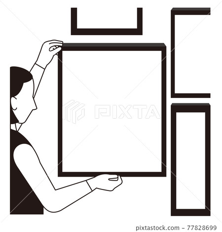 Picture frame message information bulletin board wall Picture frame message information bulletin board wall 77828699