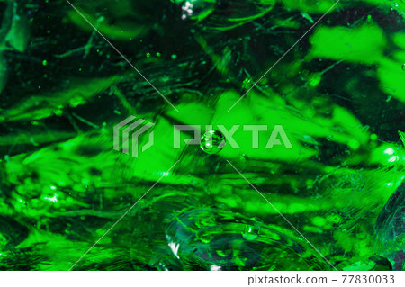 Abstract green crystal texture as the background. 77830033