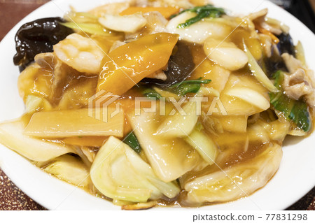 美味的Gomoku Ankake Yakisoba 美味的Gomoku Ankake Yakisoba 77831298