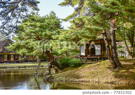 Nationally designated scenic spot Aizu Matsudaira Garden Oyakuen (Aizuwakamatsu City) Nationally designated scenic spot Aizu Matsudaira Garden Oyakuen (Aizuwakamatsu City) 77831302