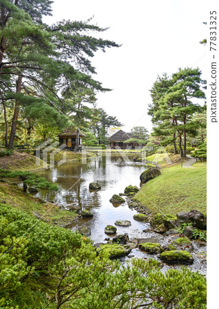 國家指定名勝會津鬆平庭園禦藥園(會津若松市) 國家指定名勝會津鬆平庭園禦藥園(會津若松市) 77831325