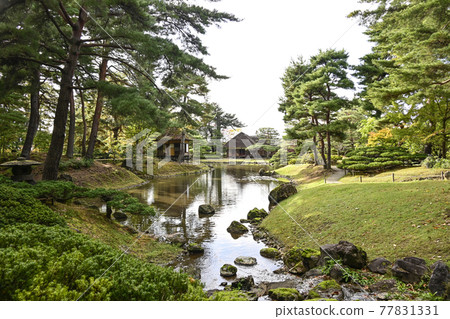 國家指定名勝會津鬆平庭園禦藥園（會津若松市） 77831331