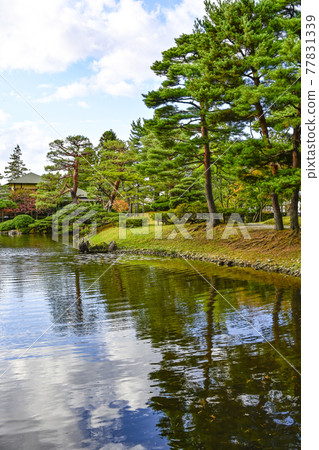 國家指定名勝會津鬆平庭園禦藥園（會津若松市） 77831339