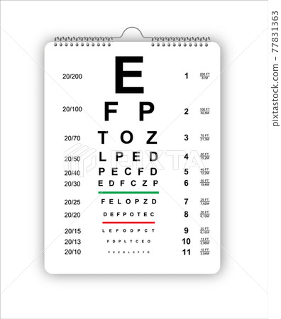 Testing Board for verification of the patient, vector image Testing isolated on white background. 77831363