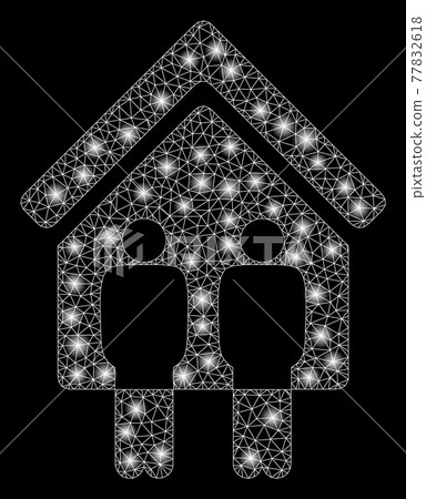 Flare Mesh Carcass Living Persons with Flash Spots Flare Mesh Carcass Living Persons with Flash Spots 77832618