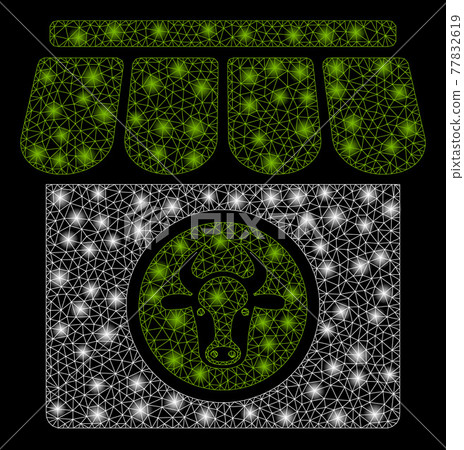 Flare Mesh 2D Livestock Farm with Flare Spots Flare Mesh 2D Livestock Farm with Flare Spots 77832619