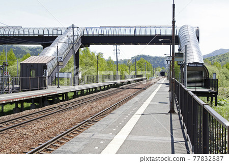 Tomamu Station JR Tomamu Station Tomamu K22 Sekisho Line Hokkaido Highest Station 77832887