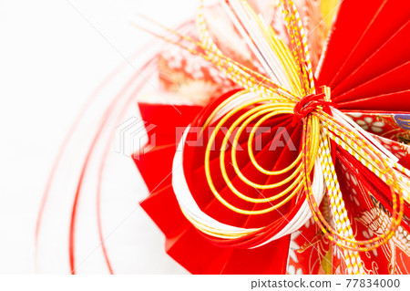 New Year decoration Japanese style background material 77834000