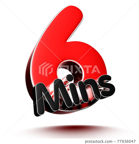 6 mins. - Stock Illustration [77836047] - PIXTA