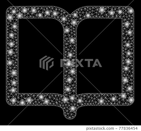 Flare Mesh Carcass Open Book with Flare Spots 77836454