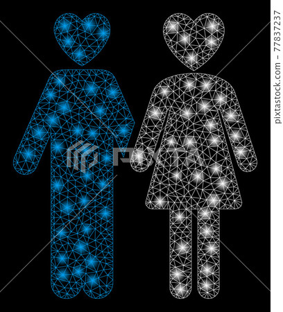 Flare Mesh Carcass Lovers with Flare Spots Flare Mesh Carcass Lovers with Flare Spots 77837237