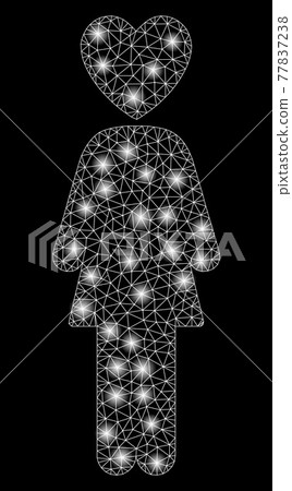 Flare Mesh Carcass Lover Woman with Flare Spots Flare Mesh Carcass Lover Woman with Flare Spots 77837238