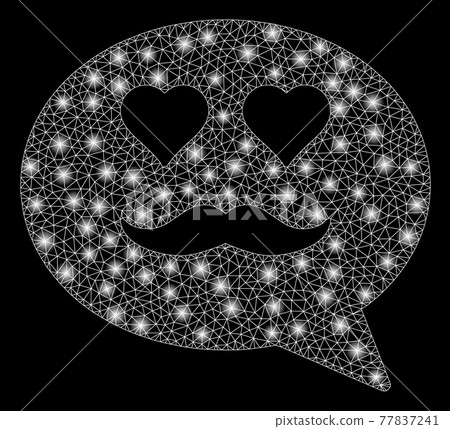Flare Mesh Carcass Lover Smiley Message with Flare Spots Flare Mesh Carcass Lover Smiley Message with Flare Spots 77837241