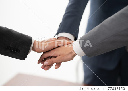 Business image meeting at hand 77838150