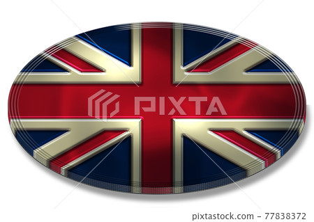 3DCG創作的英國國旗銀牌 3DCG創作的英國國旗銀牌 77838372