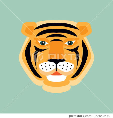 Tiger face 14 77840540