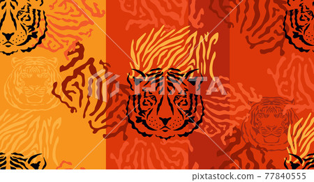 Tiger pattern 84 77840555