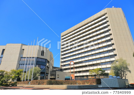 【德島縣】晴空下的德島市政府 77840999