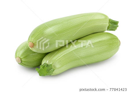 zucchini or marrow isolated on white background with clipping path and full depth of field zucchini or marrow isolated on white background with clipping path and full depth of field 77841423